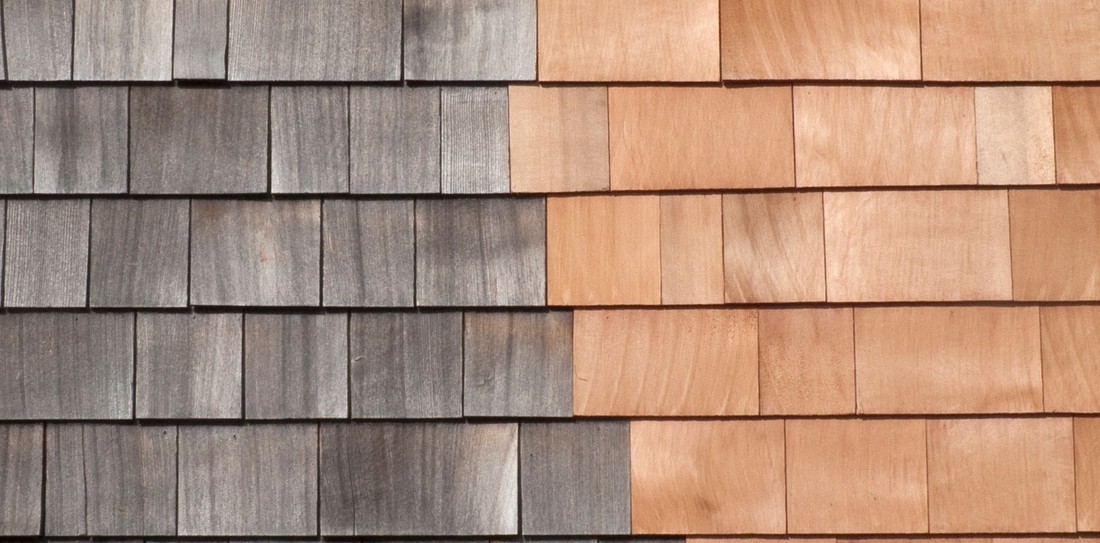 Cedar Shake Siding Pressure Washing