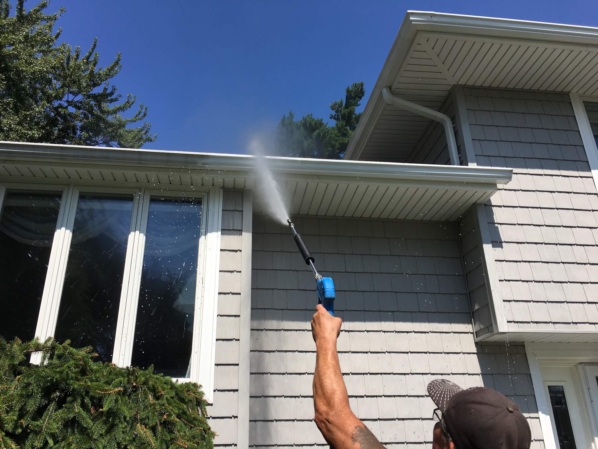 Gutter Exterior Pressure Washing
