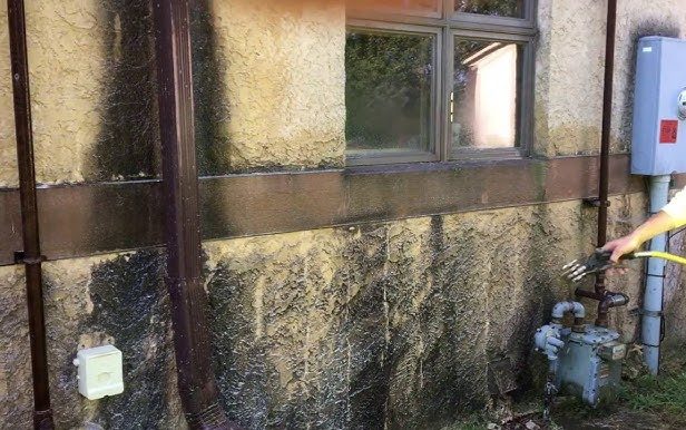 Stucco Surface Pressure Washing