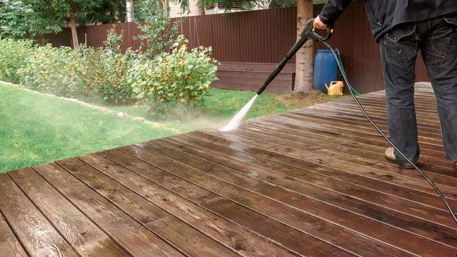 Deck and Patio Pressure Washing