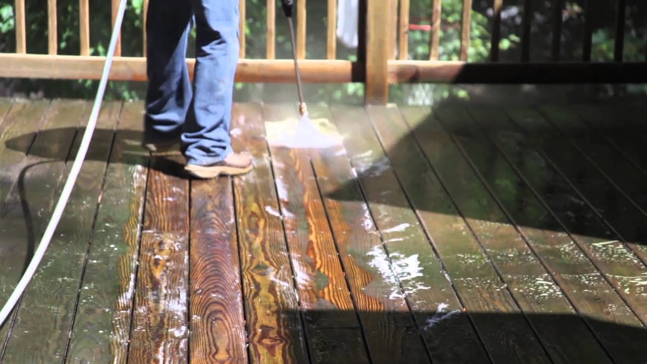 Treated Lumber Pressure Washing