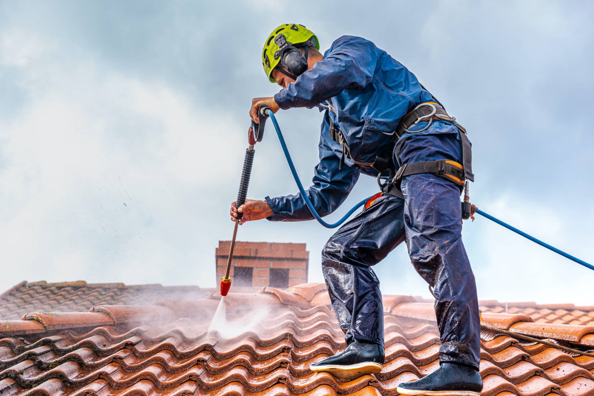 Roof Flashing Cleaning