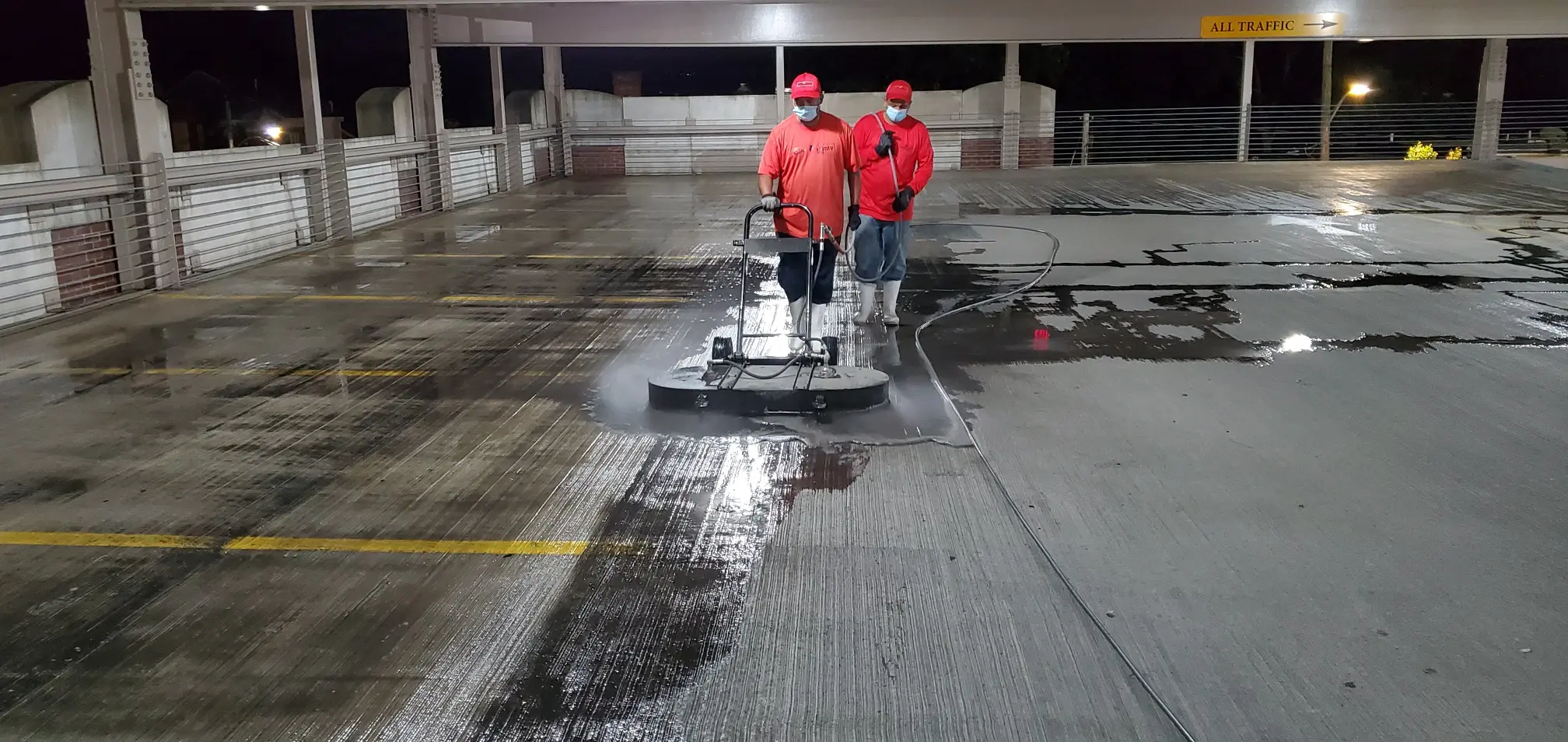 Parking Lot Cleaning
