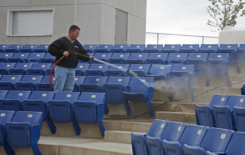 Bleacher Pressure Washing