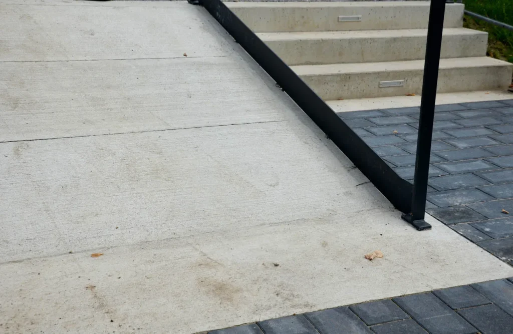Handicap Ramp Pressure Washing