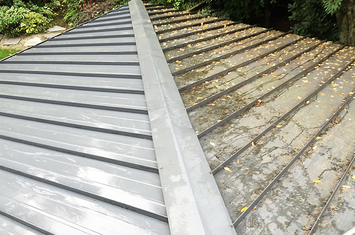 Metal Roof Cleaning