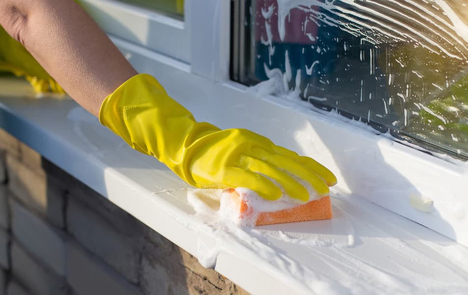 Window Frame Cleaning