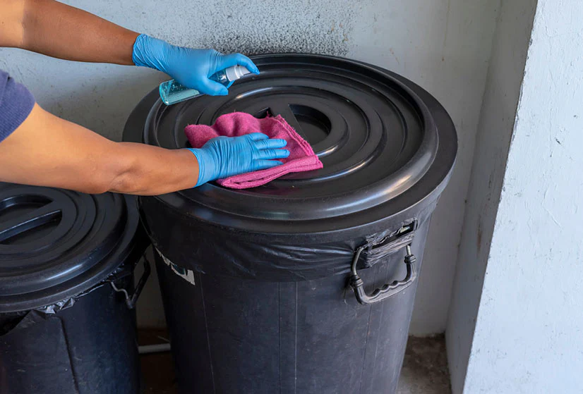 Trash Bin Area Cleaning